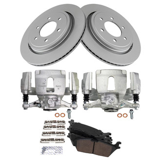 TRQ® - Rear Disc Brake Kit with Ceramic Pads and Calipers