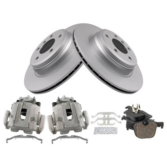 TRQ® - Rear Disc Brake Kit with Ceramic Pads and Calipers