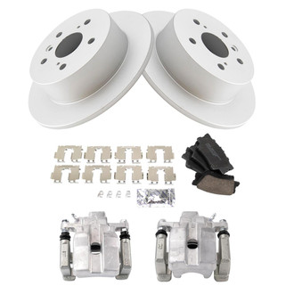 TRQ® - Rear Disc Brake Kit with Ceramic Pads and Calipers