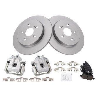 TRQ® - Rear Disc Brake Kit with Ceramic Pads and Calipers