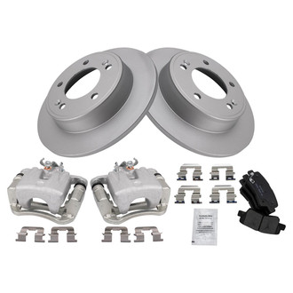 TRQ® - Rear Disc Brake Kit with Ceramic Pads and Calipers