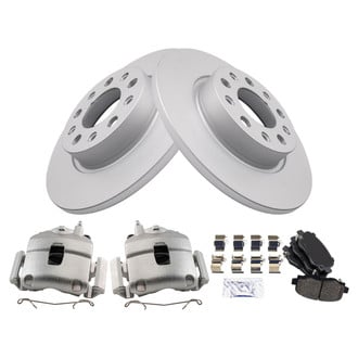 TRQ® - Rear Disc Brake Kit with Ceramic Pads and Calipers