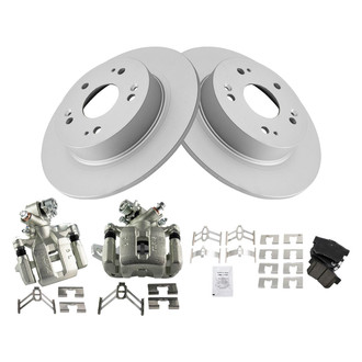 TRQ® - Rear Disc Brake Kit with Ceramic Pads and Calipers