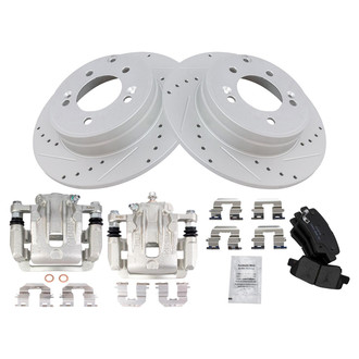 TRQ® - Performance Ceramic Brake Kit with Calipers