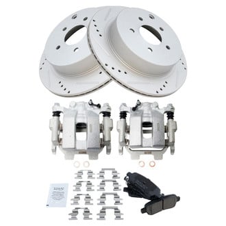 TRQ® - Performance Ceramic Brake Kit with Calipers
