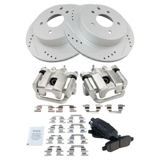 TRQ® - Performance Ceramic Brake Kit with Calipers
