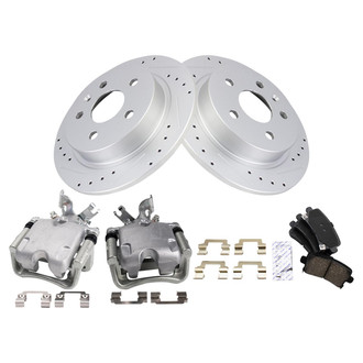 TRQ® - Performance Ceramic Brake Kit with Calipers