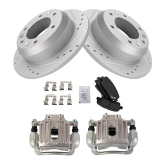 TRQ® - Performance Ceramic Brake Kit with Calipers