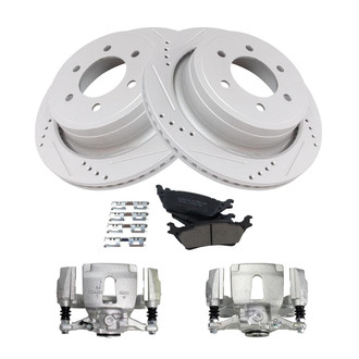 TRQ® - Performance Ceramic Brake Kit with Calipers
