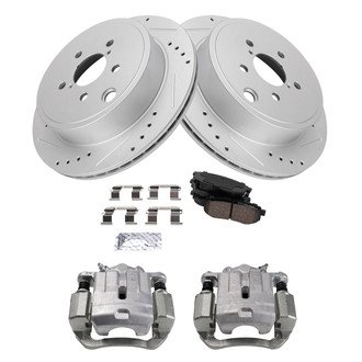 TRQ® - Performance Ceramic Brake Kit with Calipers