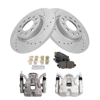 TRQ® - Performance Ceramic Brake Kit with Calipers