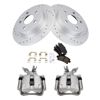 TRQ® - Performance Ceramic Brake Kit with Calipers