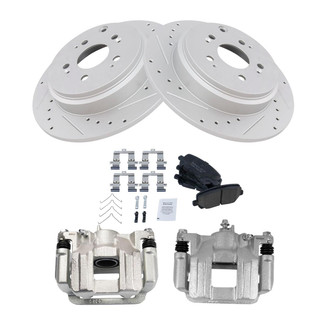 TRQ® - Performance Ceramic Brake Kit with Calipers