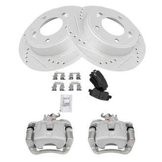 TRQ® - Performance Ceramic Brake Kit with Calipers