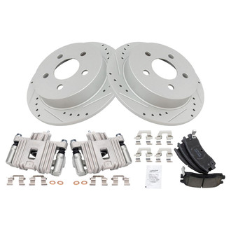 TRQ® - Performance Ceramic Brake Kit with Calipers