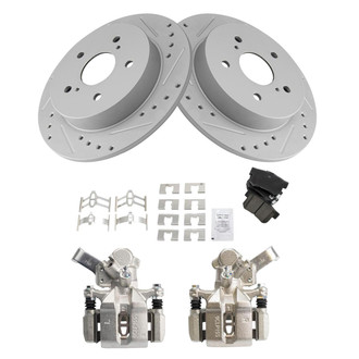 TRQ® - Performance Ceramic Brake Kit with Calipers