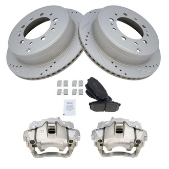 TRQ® - Performance Ceramic Brake Kit with Calipers