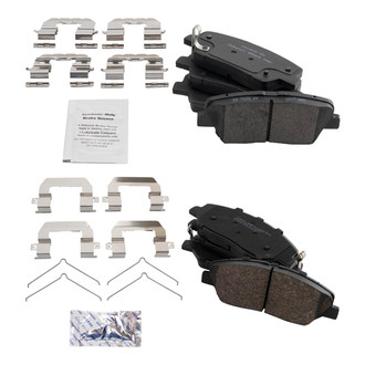 TRQ® - Rear Disc Brake Kit with Ceramic Pads