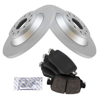 TRQ® - Rear Disc Brake Kit with Ceramic Pads