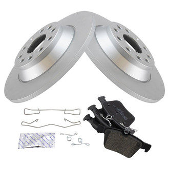 TRQ® - Rear Disc Brake Kit with Ceramic Pads