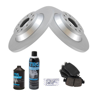 TRQ® - Rear Disc Brake Kit with Ceramic Pads
