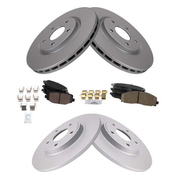 TRQ® - Ceramic 6-Piece Brake Pad & Rotor Kit