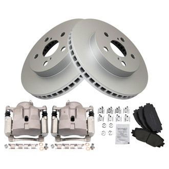 TRQ® - Front Disc Brake Kit with Ceramic Pads and Calipers