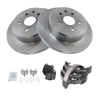 TRQ® - Disc Brake Kit with Ceramic Pads and Shoes
