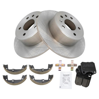 TRQ® - Disc Brake Kit with Ceramic Pads and Shoes