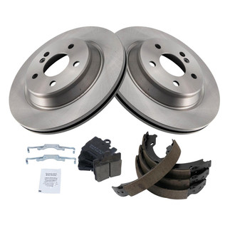 TRQ® - Disc Brake Kit with Ceramic Pads and Shoes