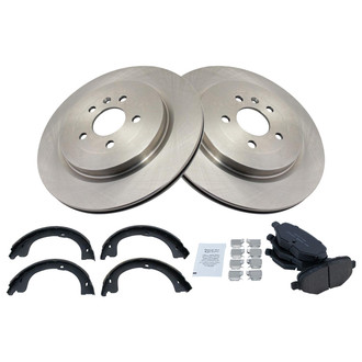 Ultimate Brakes Rear Semi-Metallic Brake Pad and Rotor Kit with Hardware Wm80514 Ultimate Brakes Rear Semi-Metallic Brake Pad and Rotor Kit with Hardware Wm80514