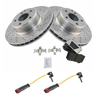 TRQ® - Front Disc Brake Kit with Ceramic Pads