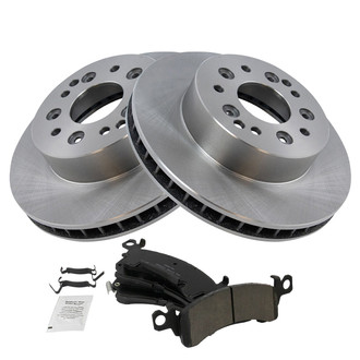 TRQ® - Front Disc Brake Kit with Ceramic Pads