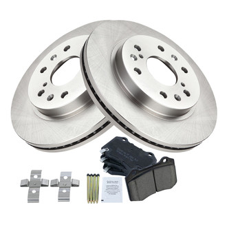 TRQ® - Front Disc Brake Kit with Ceramic Pads