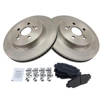 TRQ® - Disc Brake Kit with Semi-Metallic Pads