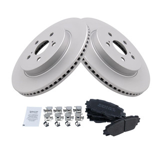 TRQ® - Front Disc Brake Kit with Semi-Metallic Pads