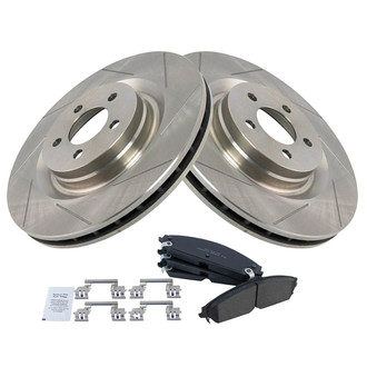 TRQ® - Front Disc Brake Kit with Ceramic Pads
