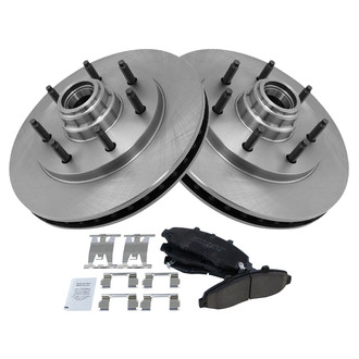 TRQ® - Front Disc Brake Kit with Ceramic Pads