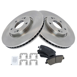 TRQ® - Front Disc Brake Kit with Ceramic Pads