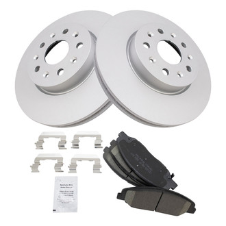 TRQ® - Front Disc Brake Kit with Ceramic Pads