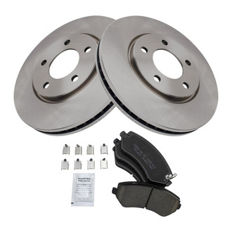 TRQ® - Front Disc Brake Kit with Ceramic Pads