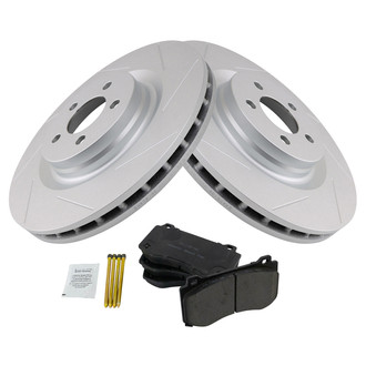 TRQ® - Front Disc Brake Kit with Ceramic Pads