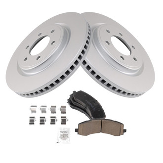 TRQ® BKA30180 - Front Disc Brake Kit with Ceramic Pads