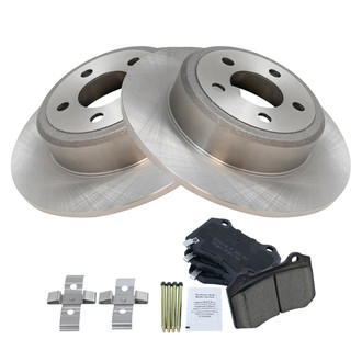 TRQ® - Rear Disc Brake Kit with Ceramic Pads
