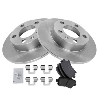 TRQ® - Rear Disc Brake Kit with Ceramic Pads