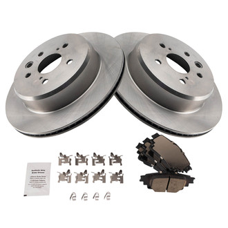 TRQ® - Disc Brake Kit with Ceramic Pads