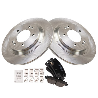 TRQ® - Rear Disc Brake Kit with Ceramic Pads