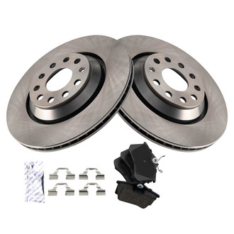 TRQ® - Rear Disc Brake Kit with Ceramic Pads
