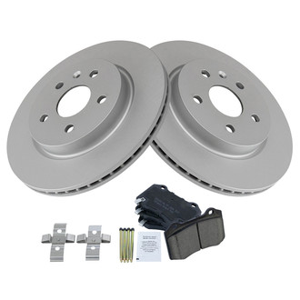 TRQ® - Rear Disc Brake Kit with Ceramic Pads