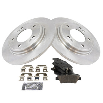 TRQ® - Rear Disc Brake Kit with Ceramic Pads